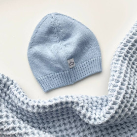 Шапка Msonya в'язана бб 37 блакитний 5436
