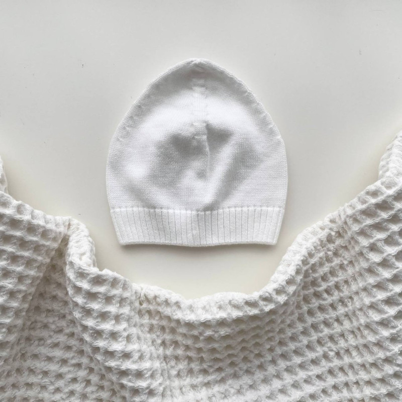 Шапка Msonya в'язана бб 37 білий 3581