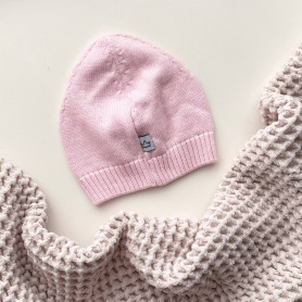 Шапка Msonya в'язана бб 37 рожевий 3734
