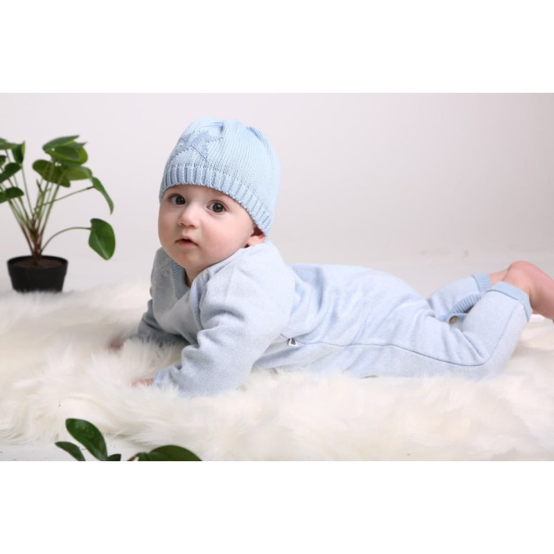 Чоловічки Msonya Костюм Зірка шапочка 39 біла + 56 блакитний