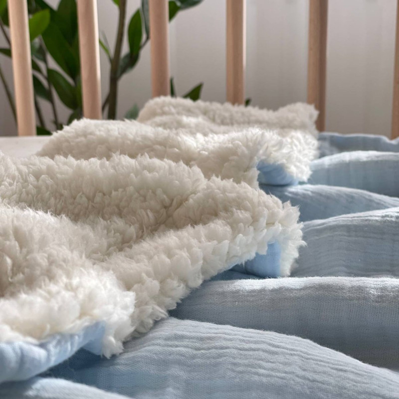 Плед Msonya Утеплений блакитний