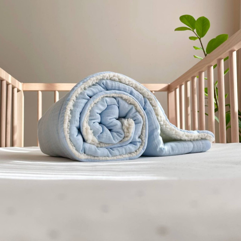 Плед Msonya Утеплений блакитний