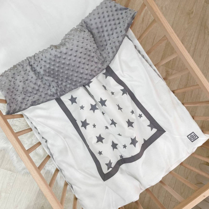 Плед Msonya конверт колекція №4 Зірки сірі