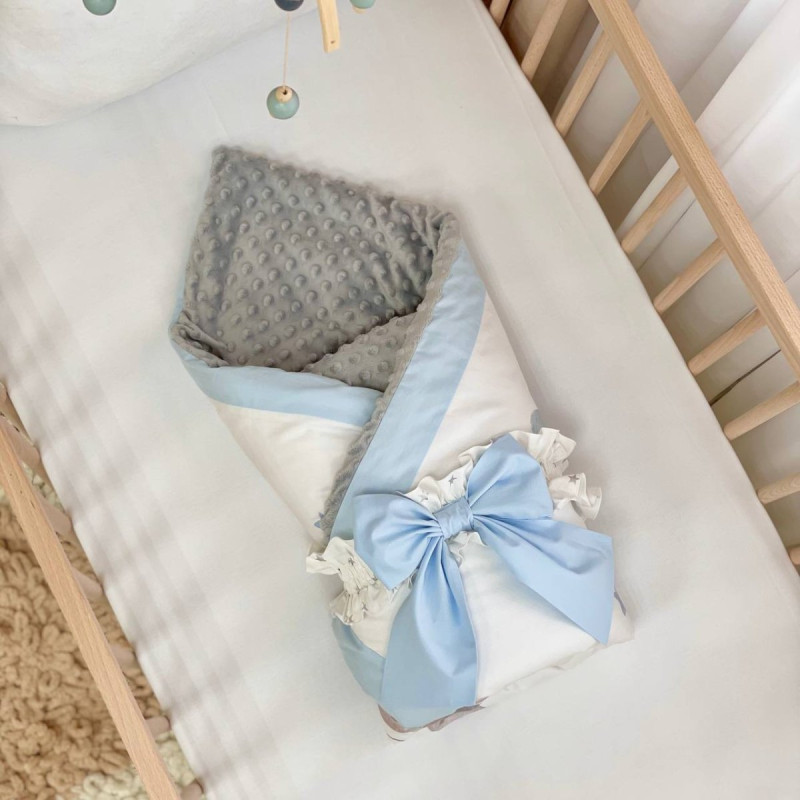 Плед Msonya конверт колекція №6 Малюки слоники блакитний