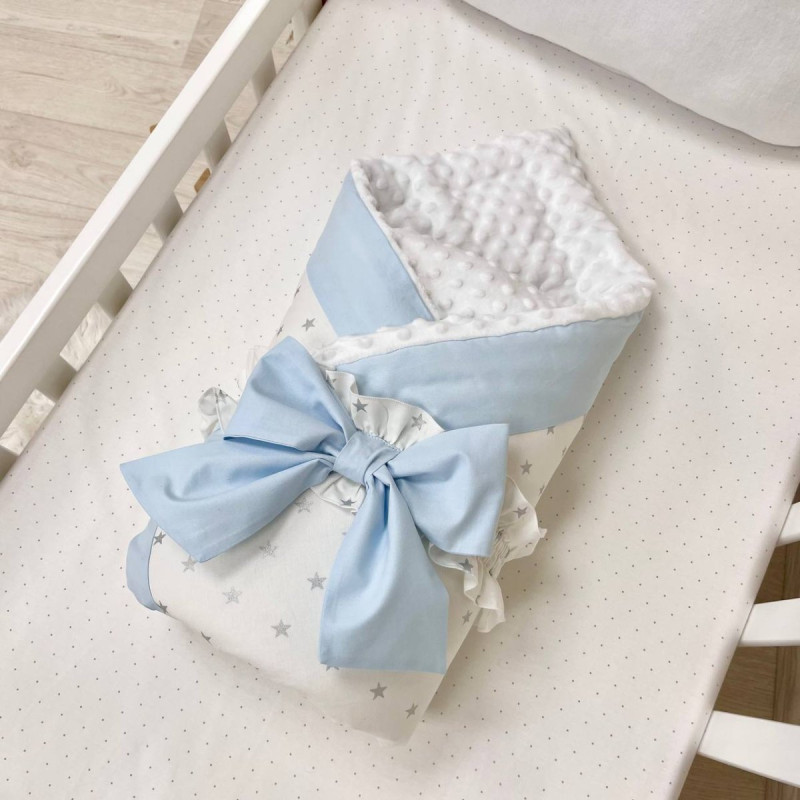 Плед Msonya конверт колекція №7 Хмаринки блакитні