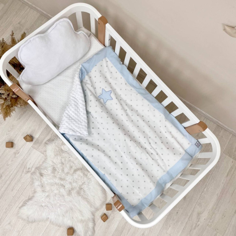 Плед Msonya конверт колекція №7 Хмаринки блакитні