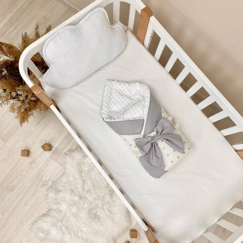 Плед Msonya конверт колекція №7 Хмаринки сірі