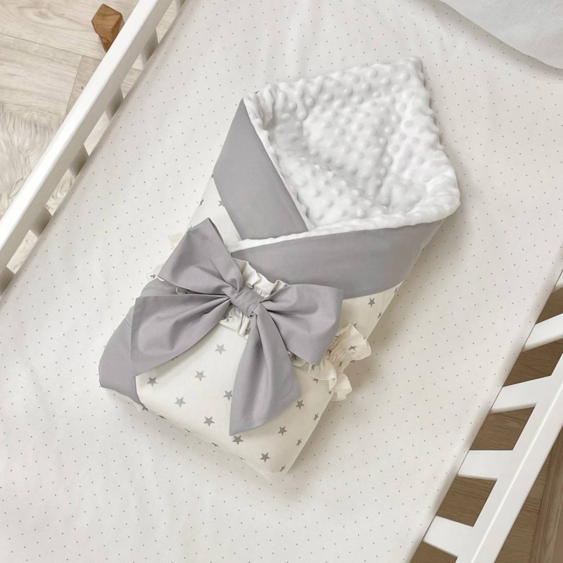 Плед Msonya конверт колекція №7 Хмаринки сірі