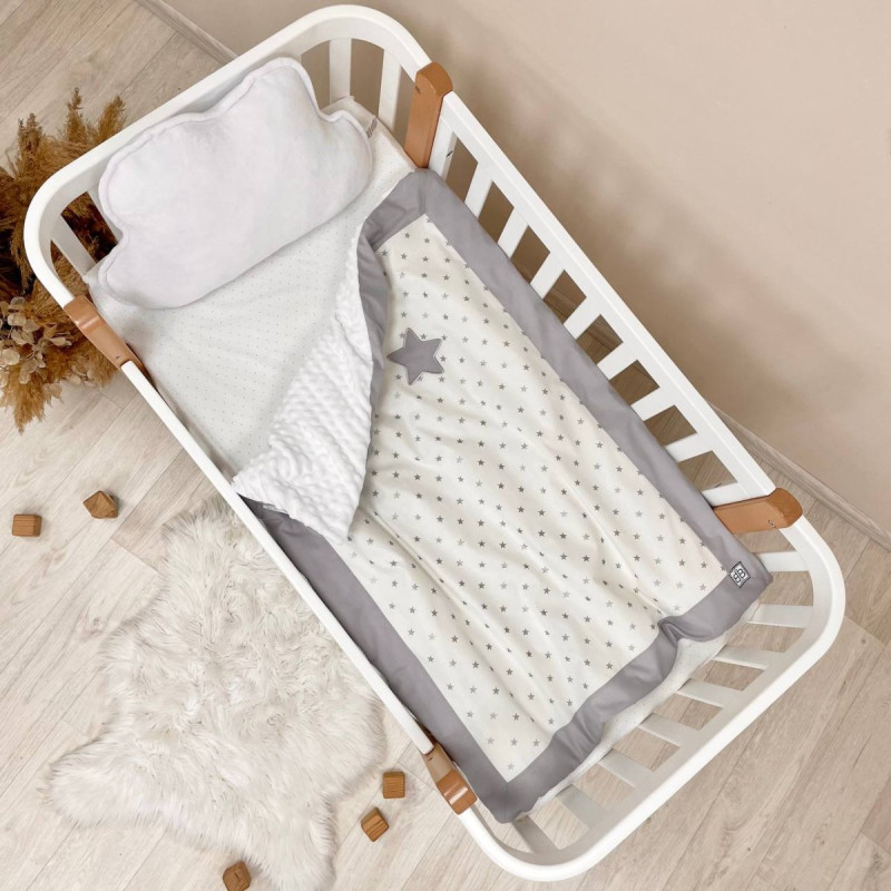 Плед Msonya конверт колекція №7 Хмаринки сірі