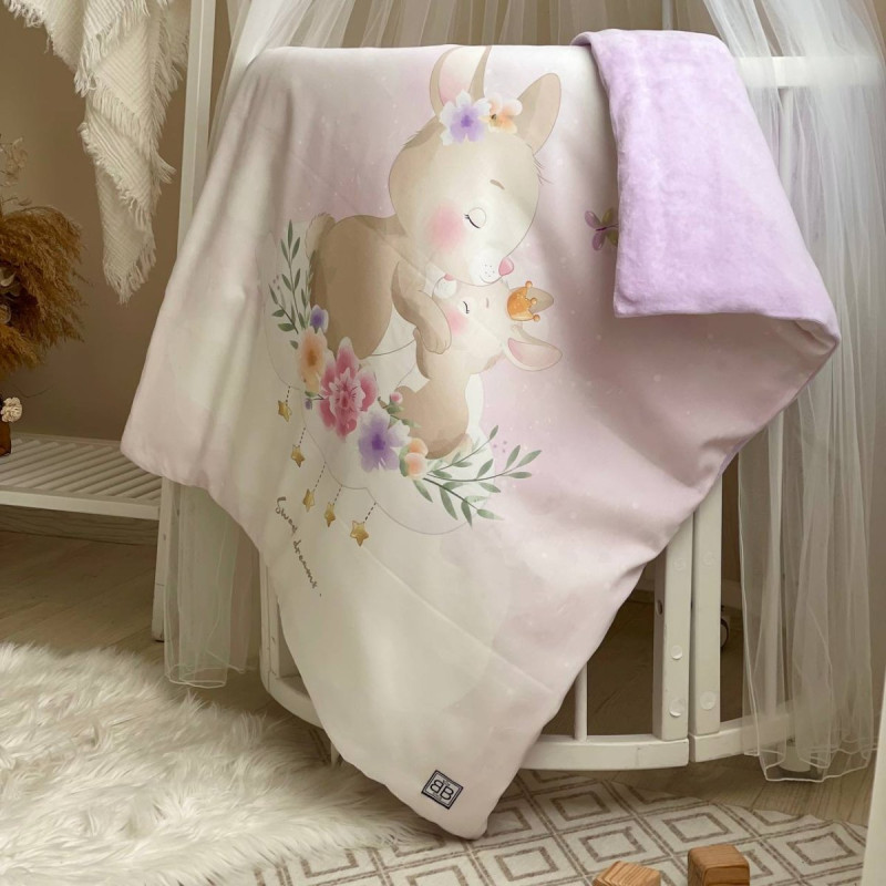 Плед Msonya конверт колекція №8 Зайка з мамою