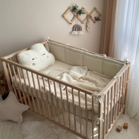 Постільна білизна Msonya Простирадло муслін крем