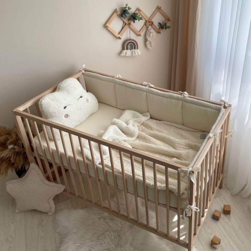 Постільна білизна Msonya Простирадло муслін крем