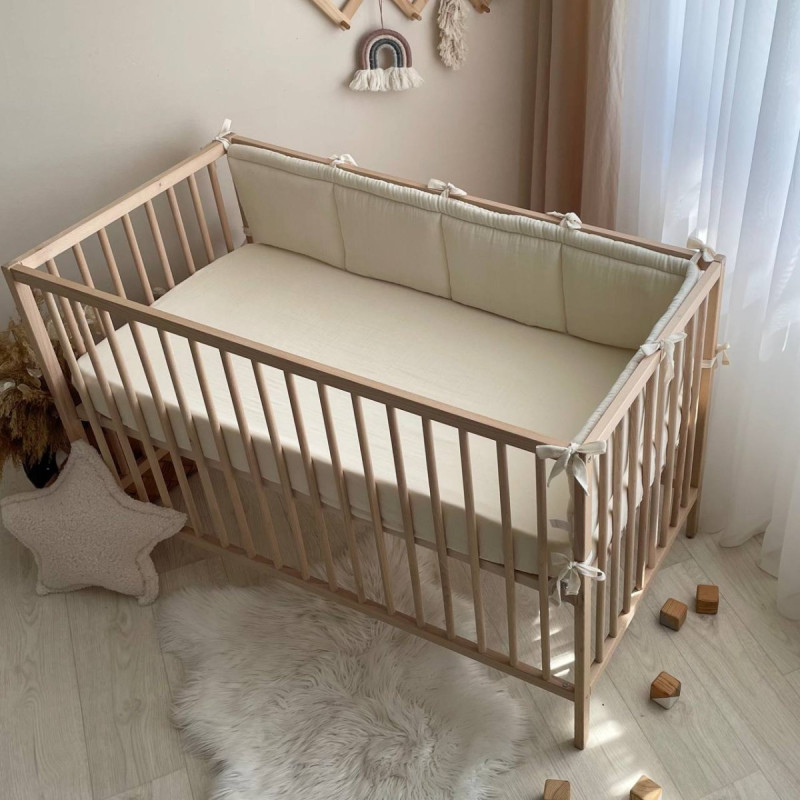 Постільна білизна Msonya Простирадло муслін крем