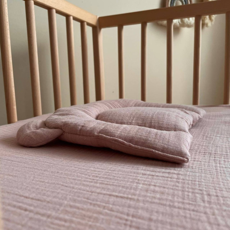 Постільна білизна Msonya Простирадло однотонне пудра