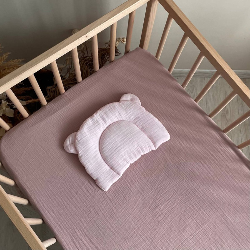 Постільна білизна Msonya Простирадло однотонне пудра