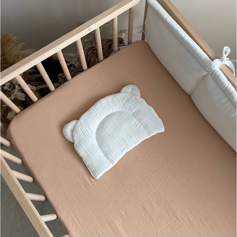 Постільна білизна Msonya Простирадло муслін бежеве