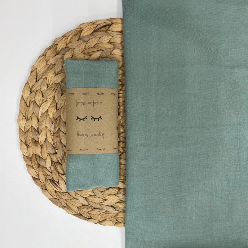 Пелюшка Msonya унісекс однотонний мята 5823390