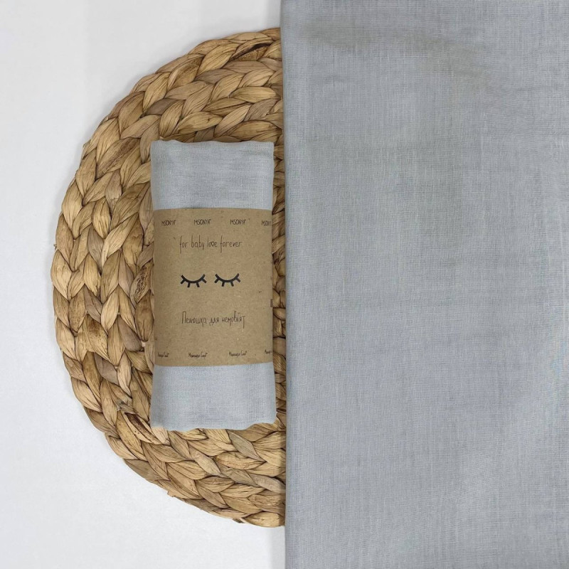 Пелюшка Msonya хлопець однотонний сірий