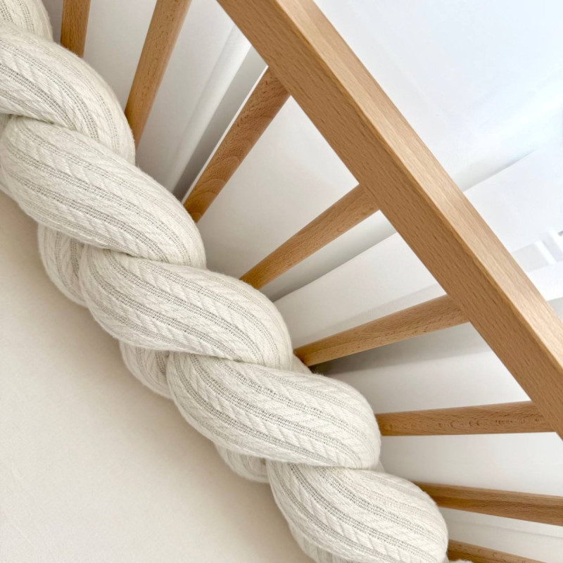 Постільна білизна Msonya Бортик у ліжко Бортик-коса унісекс молочний Стандарт/Овал 621535