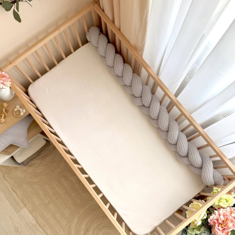 Постільна білизна Msonya Бортик у ліжко Бортик-коса унісекс сірий Стандарт/Овал 621552