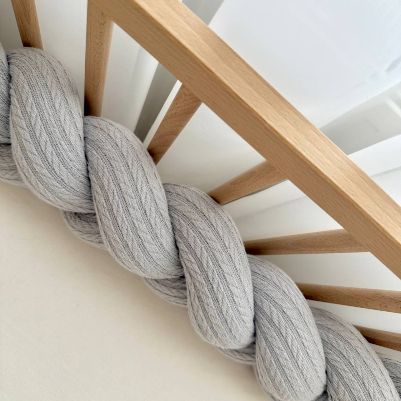 Постільна білизна Msonya Бортик у ліжко Бортик-коса унісекс сірий Стандарт/Овал 621552