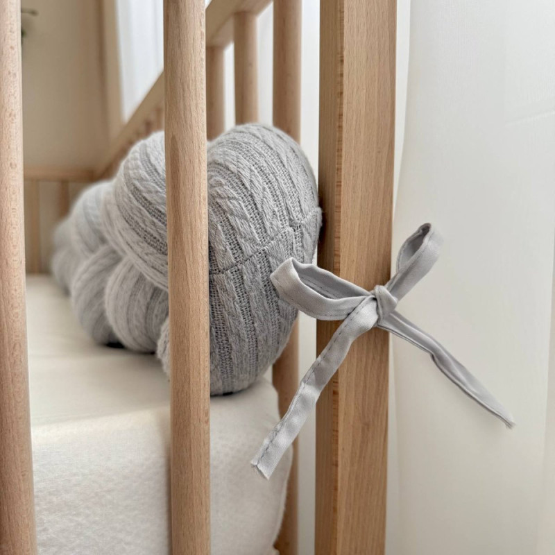 Постільна білизна Msonya Бортик у ліжко Бортик-коса унісекс сірий Стандарт/Овал 621552