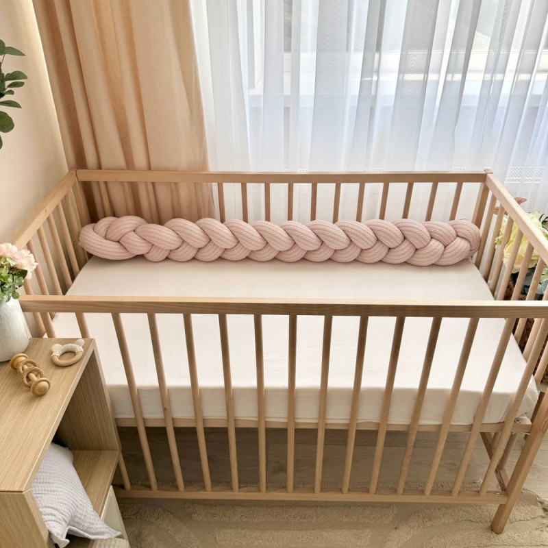 Постільна білизна Msonya Бортик у ліжко Бортик-коса дівчина пудра Стандарт/Овал 621579