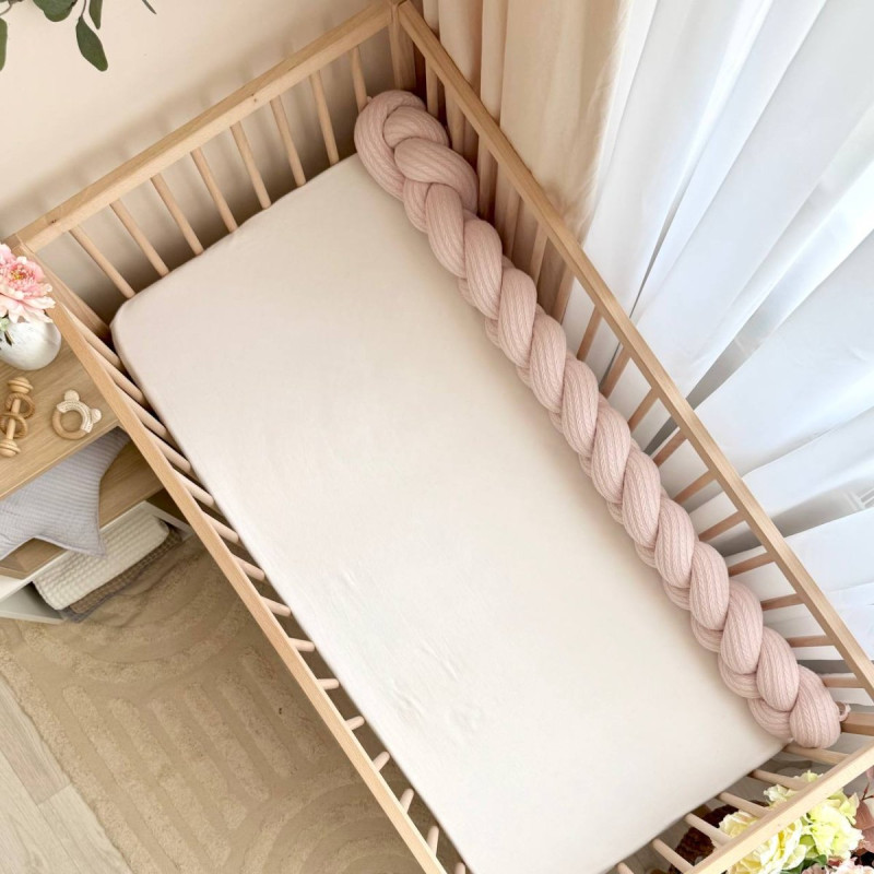 Постільна білизна Msonya Бортик у ліжко Бортик-коса дівчина пудра Стандарт/Овал 621579