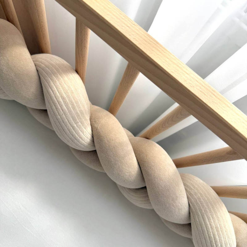 Постільна білизна Msonya Бортик у ліжко Бортик-коса унісекс моко Стандарт/Овал