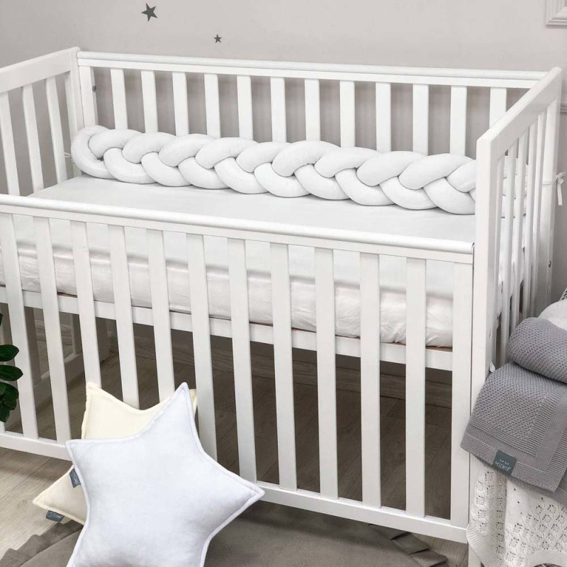 Бортик Msonya Коса 120 см білий