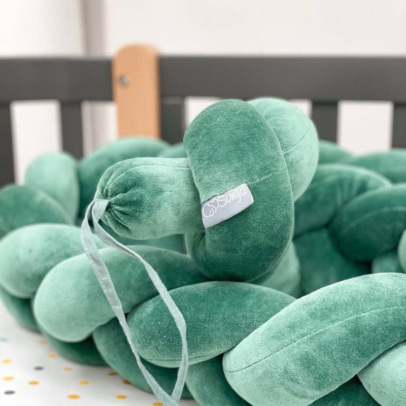 Бортик Msonya Коса 120 см малахіт