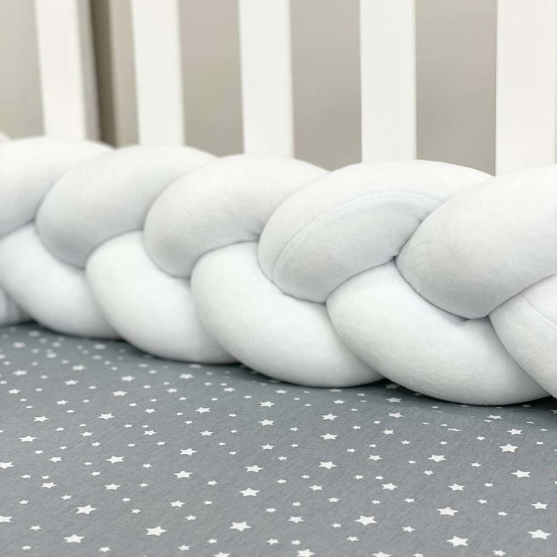 Бортик Msonya Коса 360 см білий