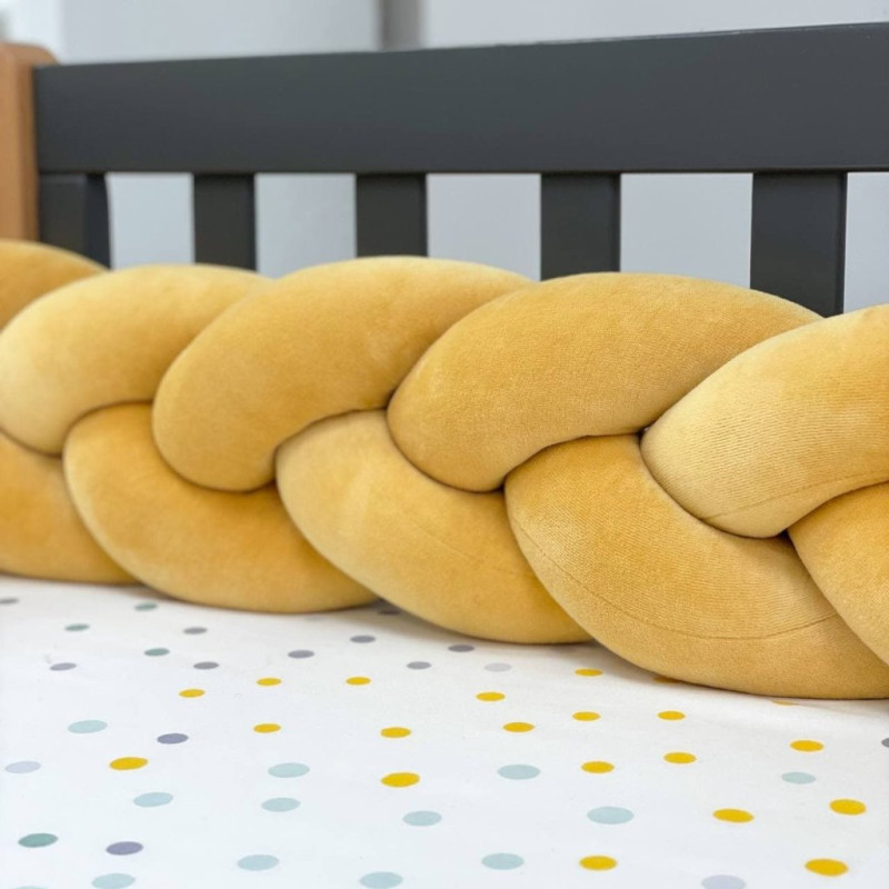 Бортик Msonya Коса 360 см темна гірчиця