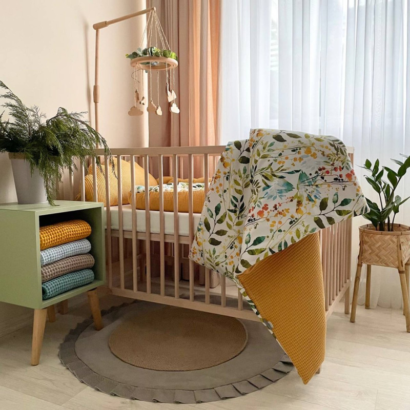 Плед Msonya конверт з ковдрою Бохо гірчиця