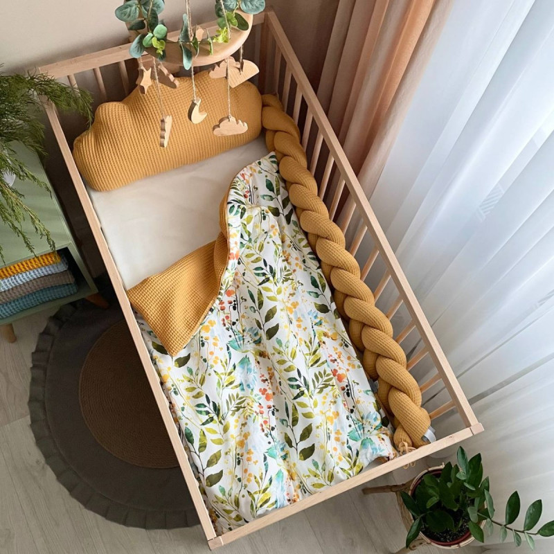 Плед Msonya конверт з ковдрою Бохо гірчиця