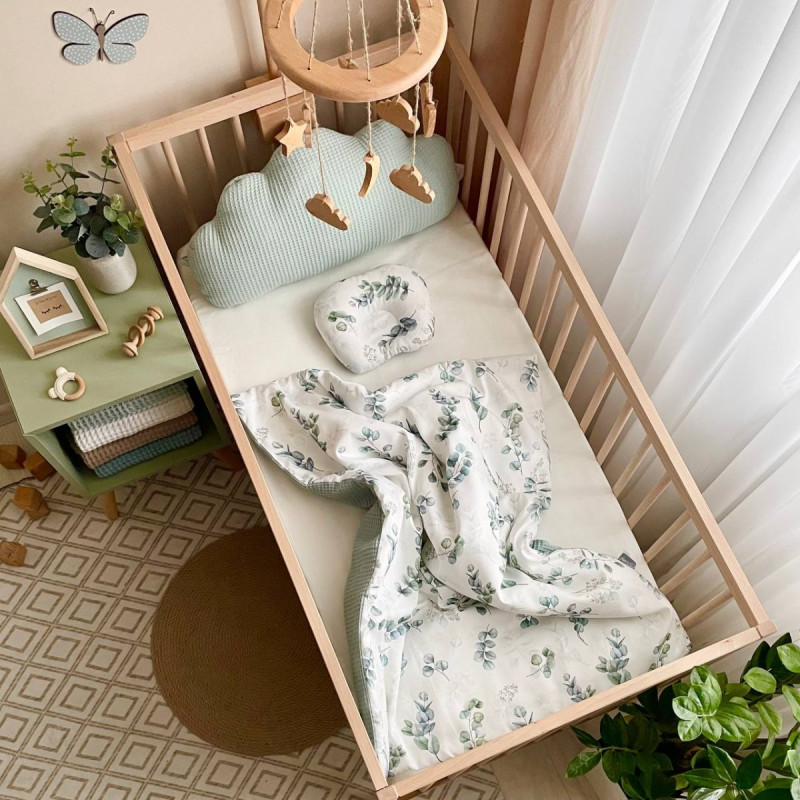 Плед Msonya конверт з ковдрою Евкаліпт м'ята