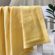 Плед Msonya Бавовняний Рогожка 80х100 см жовтий