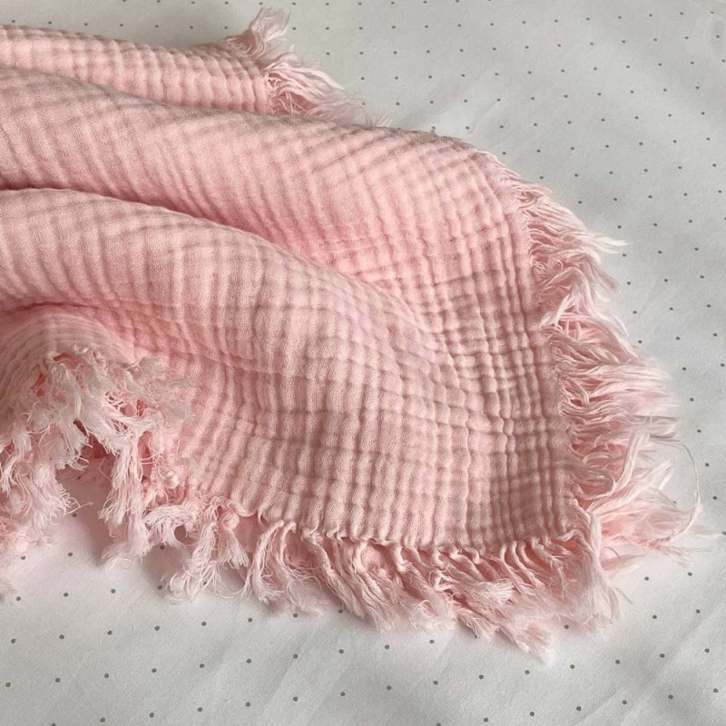 Плед Msonya муслін жатка 90х105 см пудра