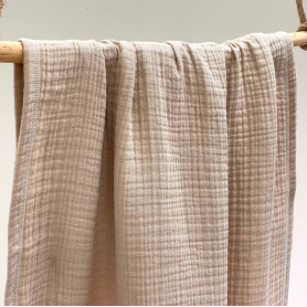 Плед Msonya Без бахроми бежевий 80х100 +/2см весна, літо