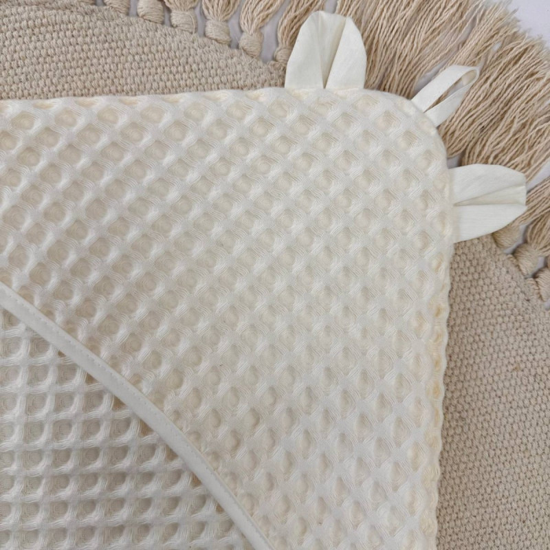 Рушник Msonya куточок Грецька вафля вершковий