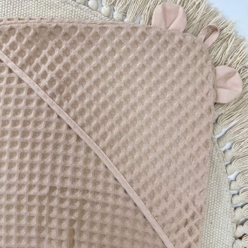 Рушник Msonya куточок Грецька вафля бежевий