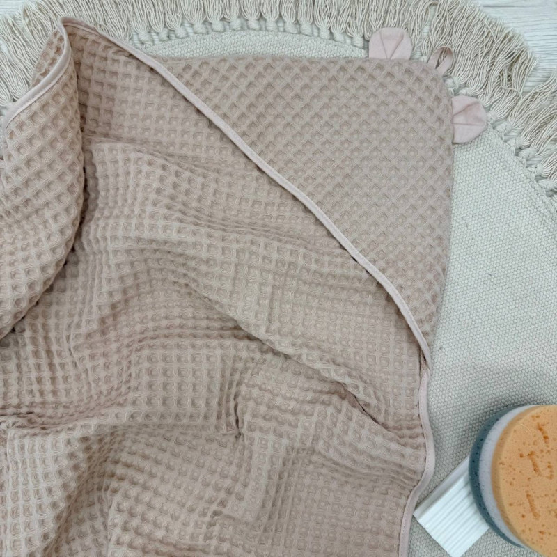 Рушник Msonya куточок Грецька вафля бежевий