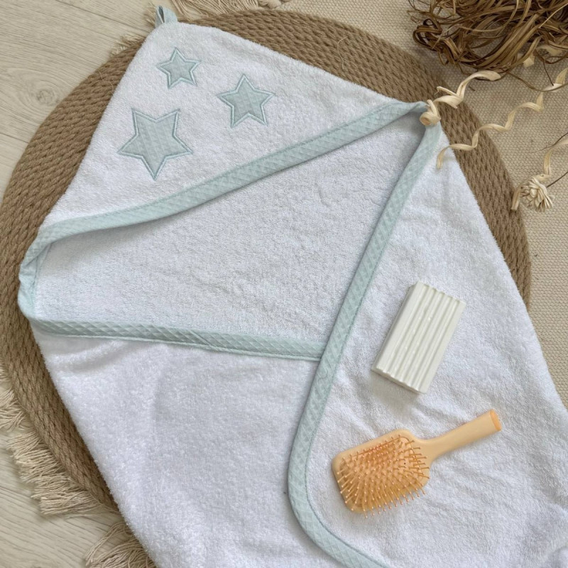 Рушник Msonya куточок махра окантовка вафля айс