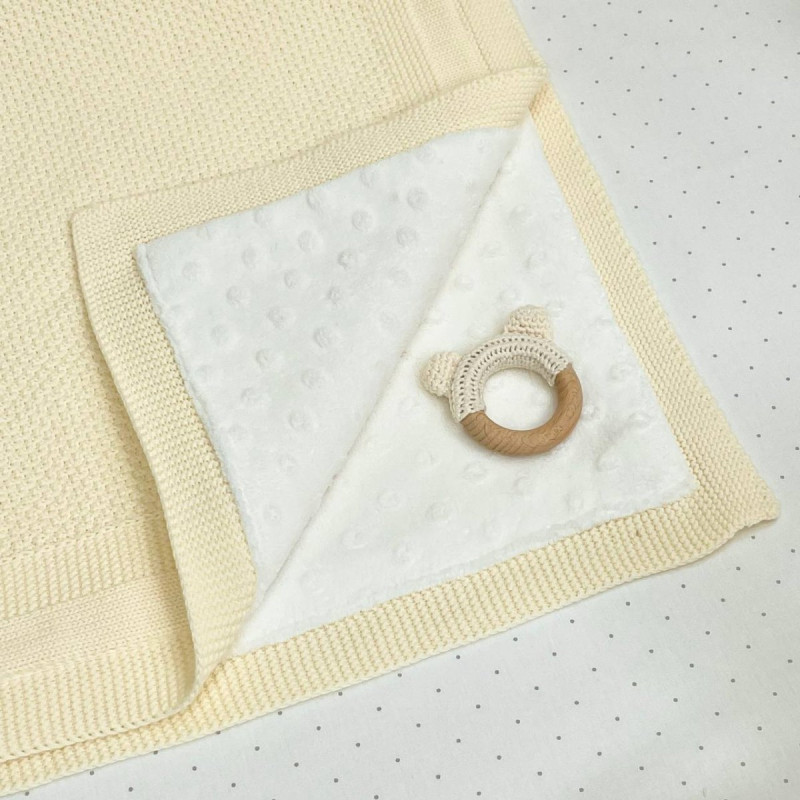 Плед Msonya молочний 80х100 +/2см осінь, зима