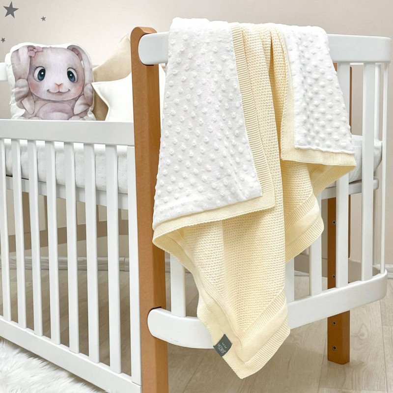 Плед Msonya молочний 80х100 +/2см осінь, зима