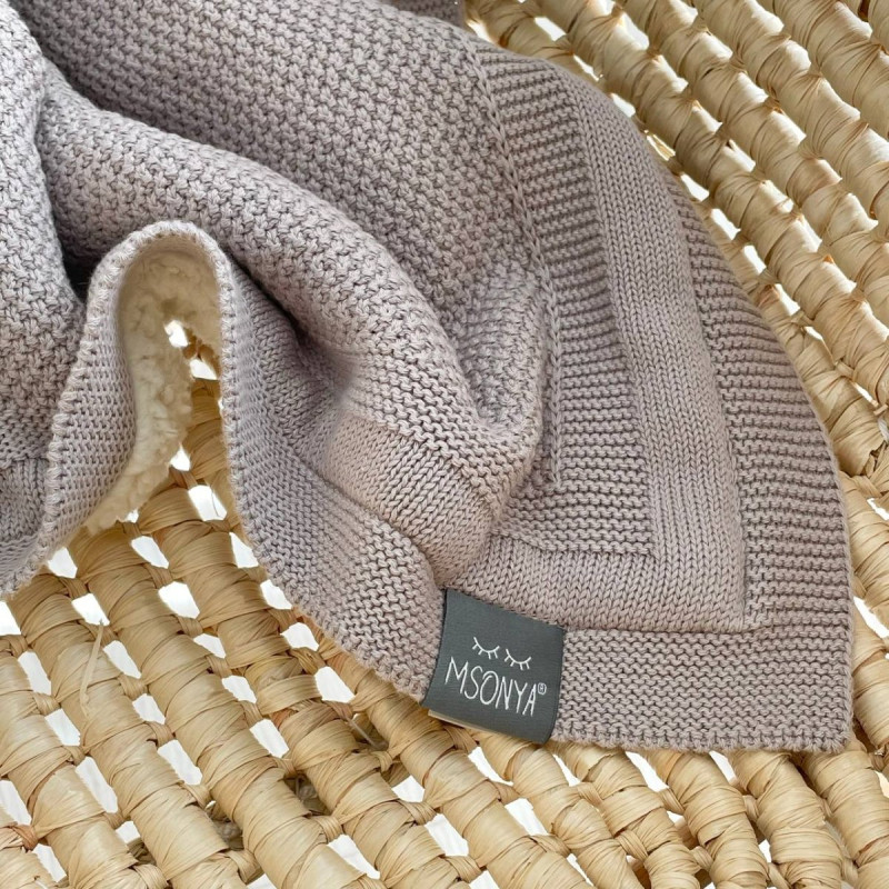 Плед Msonya сірий 80х100 +/2см осінь, зима