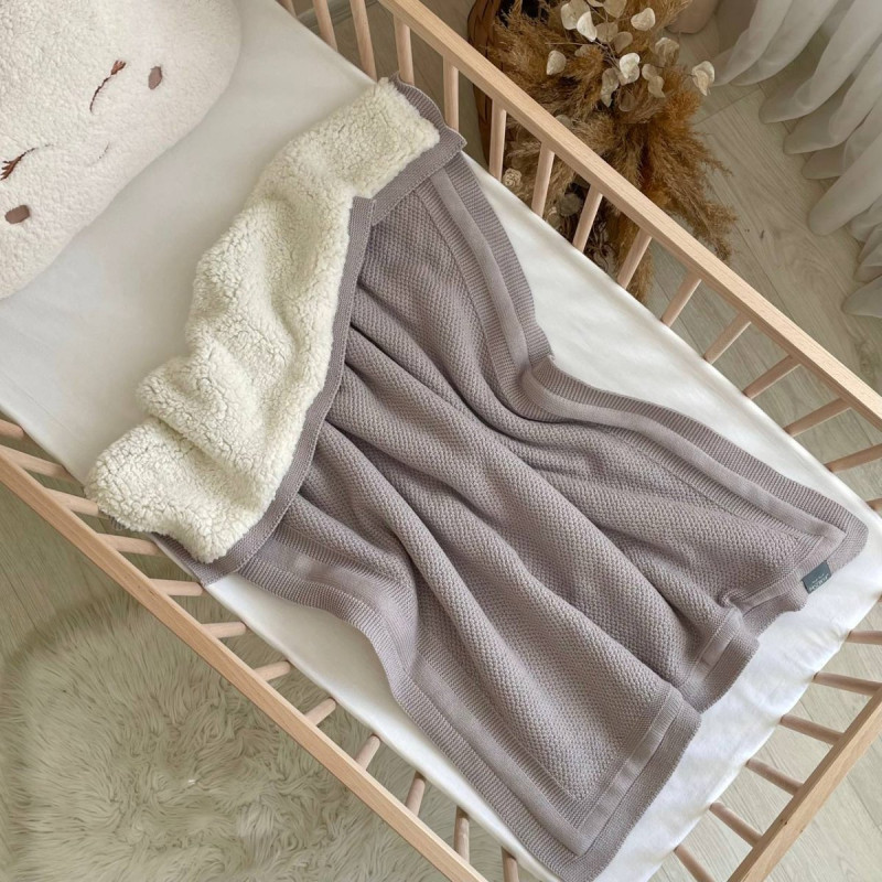 Плед Msonya сірий 80х100 +/2см осінь, зима