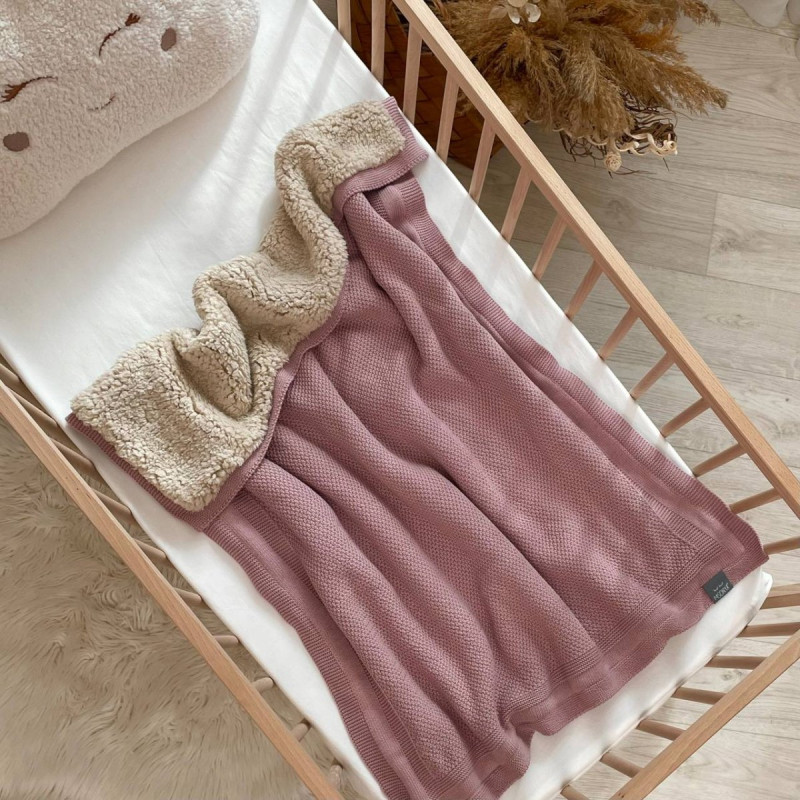 Плед Msonya пудра 80х100 +/2см осінь, зима