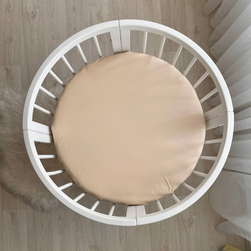 Постільна білизна Msonya Простирадло однотонне бежевий 950002