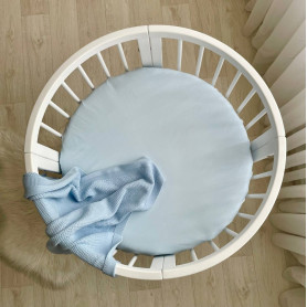 Постільна білизна Msonya Простирадло однотонне блакитний 950007